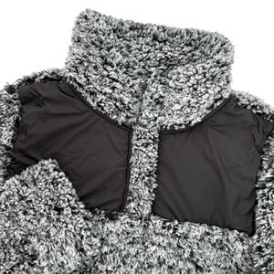 Latched Mama Sherpa Fleece Pullover Breastfeeding Jacket‎ Womens 1X Grey Pockets